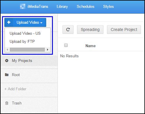 Uploading Video 4. How to Start a New Project 4.1 Uploading Video This option enables you to upload a video for the subtitling process.