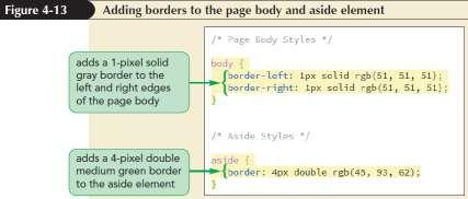 Setting the Border Design The appearance of borders can be further defined by using the following style: border-side-style: style; INFS 2150 - Introduction to Web Development 23 Creating Rounded