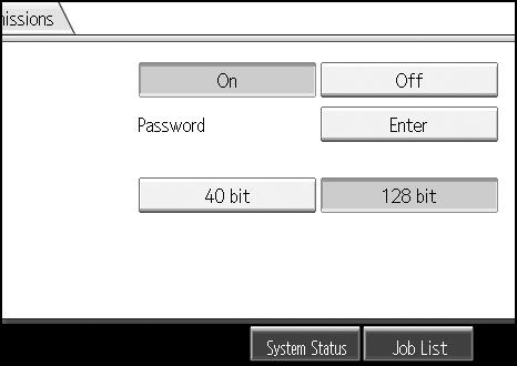 Setting File Type and File Name F In [Password], press [Enter]. G Enter a password, and then press [OK]. The password entered here will be required to open the PDF file.