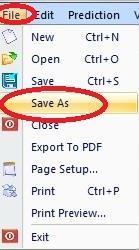 Bar. Saving Files Step One: Click on File located in the top left corner of the program. Then click Save As. Did you know?