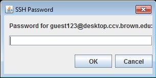 If logging in for the first time, enter the password provided on the same sheet as your username.