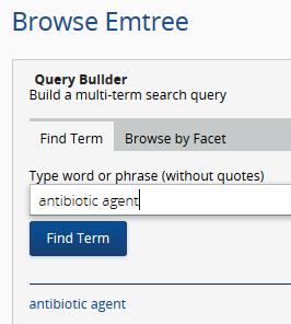 18 Start with Emtree Identify a preferred term