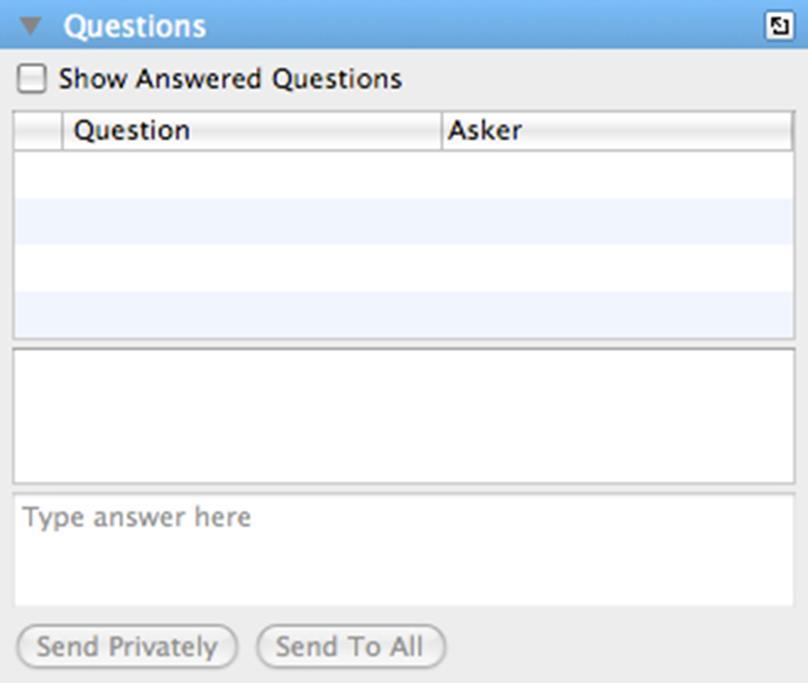 2 2 Need to know Webinar control panel: Ask a question for