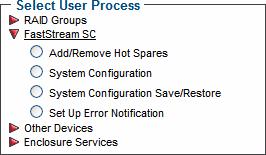 Modifying RAID options You may change Auto-Rebuild, SpeedRead and Prefetch configurations. Refer to Creating a custom setup on page 21 for details on these features.