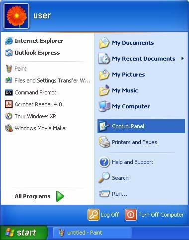 Appendix D Setting up Your Computer s IP Address Figure 137 Windows XP: Start