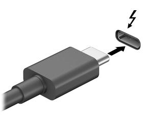 To see video or high-resolution display output on an external Thunderbolt device, connect the Thunderbolt device according to the following instructions: 1.