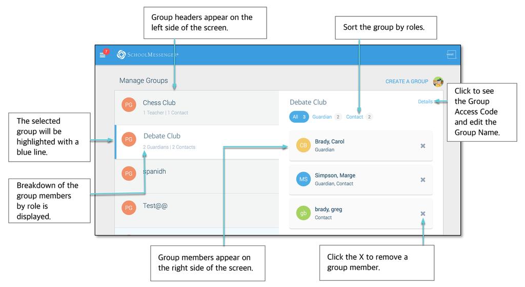 Unlike teacher-created groups, automatic groups cannot be edited by the teacher. There isn t a Details button that will allow the user to change the group name or delete the group.