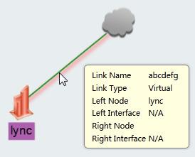 Viewing link details 1. Access the Lync Topology page. 2. Click a link. The link's details window opens, as shown in Figure 29. It includes the following parameters: Link Name Name of the link.
