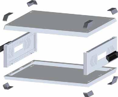 95 9 enclosure system Specifications Application: Can be used as a 9" enclosure, desktop enclosure, wall-mounting enclosure or universal enclosure for customised use; ideal for installing 9"
