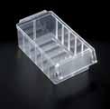 Accessories: cross and length dividers Depth: Width: Height: 180 mm 310 mm 290 mm Small parts drawers The drawers are transparent,