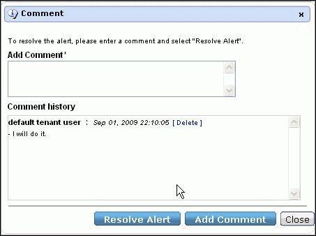 Configure Click on this command to open the Configuration dialog box. This tool is used to change the table column or filter alerts results in the Alert results tables.