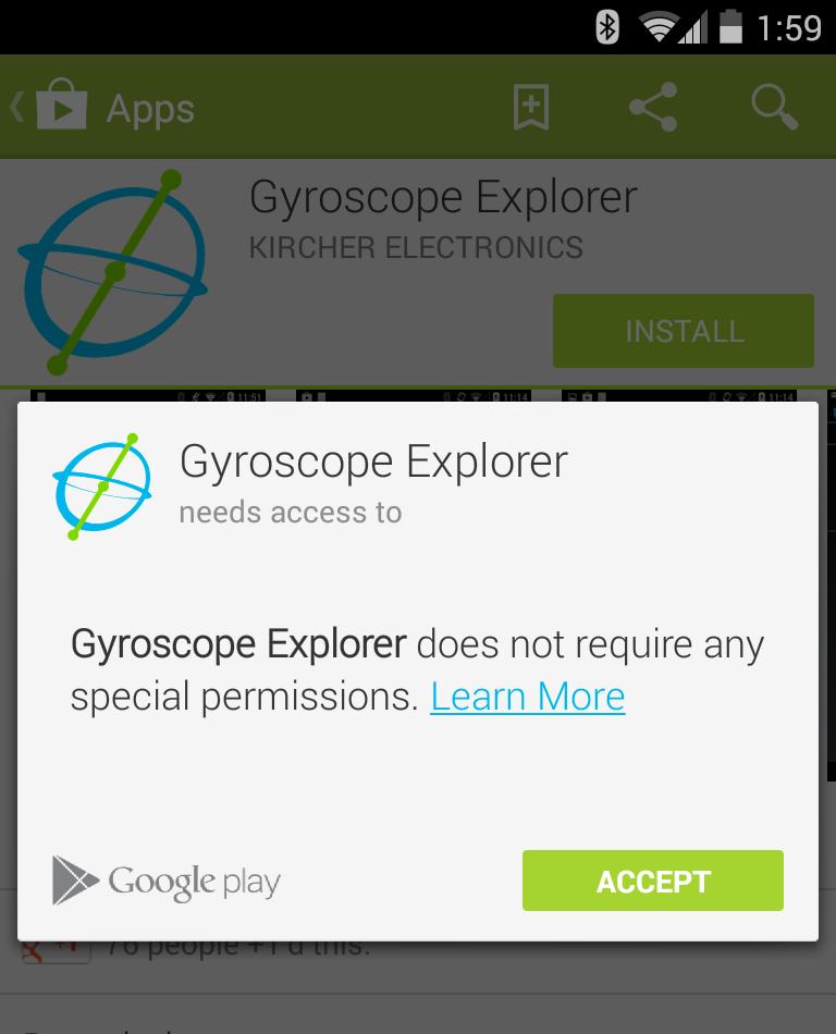 GYROSCOPE ACCESS DOES