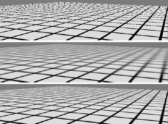 Antialiasing textures With multisampling, we evaluate textures once per fragment Need to filter the texture somehow since perspective