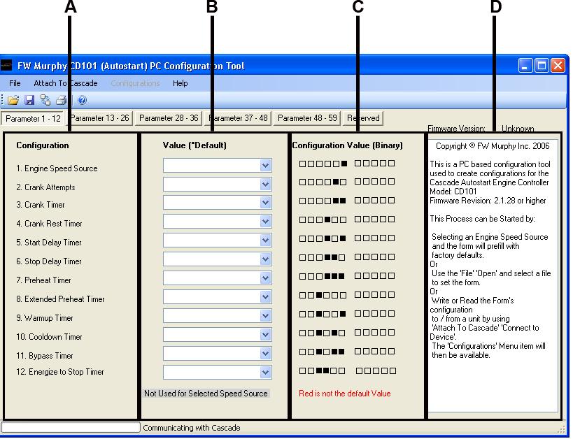 Navigating Cascade Configuration Tool Navigating the Cascade Configuration Tool application interface is versatile and easy.
