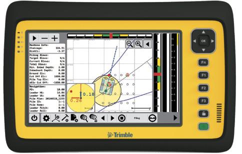 DPS900 SOFTWARE QUICK REFERENCE CARD FOR PILING OPERATORS This document contains information for piling operators on how to use the Trimble DPS900 software.