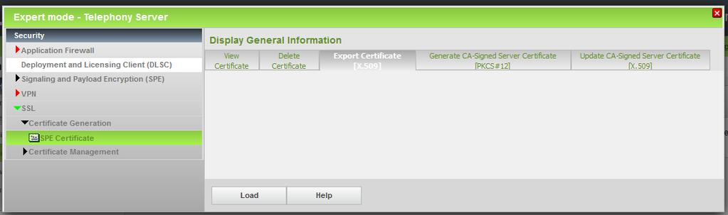 In the next step the CA Certificate has to be exported in X.
