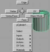 Components Components are the entities that make up the shape of an object: Entire object (all components) Press and hold the right mouse button over an object to display the menu (called a marking