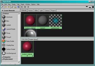 Assigning shaders to objects Assigning a shader to objects: 1) Select