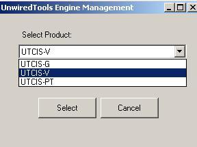 Creating a New Engine Map To create a new Engine Map, click on the button, New UTCIS Engine Map.