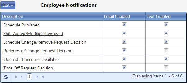 User Settings allows the employee to pick different skins or color templates for the application.