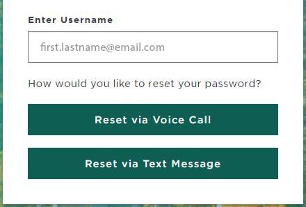 Password link.