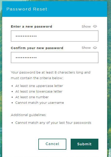 " STEP 5/5 Create New Password Finally, create and confirm a new password, and click