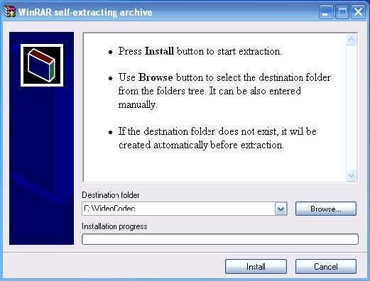 Installation of Video Codec Video Codec is self-extracting executable file. Double click video compression.