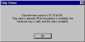 3. Click OK to exit. Disable the IBM embedded Security Chip Attention: Do not disable the chip if UVM logon protection is enabled. If you do this you will not be able to access the operating system.