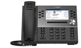 Mitel 6930 SIP Phone Getting started Directy Displays a list of your contacts. Callers List Displays a list of missed, dialed and answered calls. Voicemail Provides access to your voicemail service.