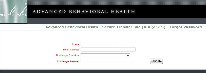 If you ever receive an email regarding a change in password that you did not complete, please contact the ABH Helpdesk to report this issue.