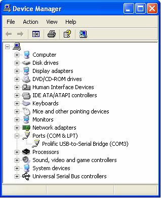 If there is no COM port present but only USB, you can use a USB to serial converter.
