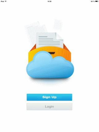 If you do not have a CCloud Online Storage account, tap Sign Up and register for a new account. Refer to Register a new account for more details.