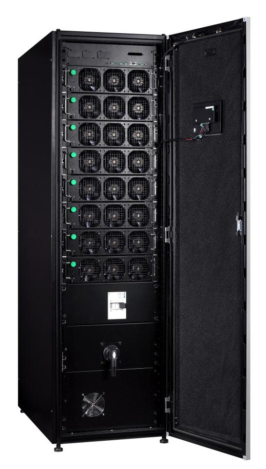 93PR Inherent redundancy Due to its modular design the 93PR can provide redundancy at UPS level generating significant savings in footprint, cooling and electrical installation Can be configured