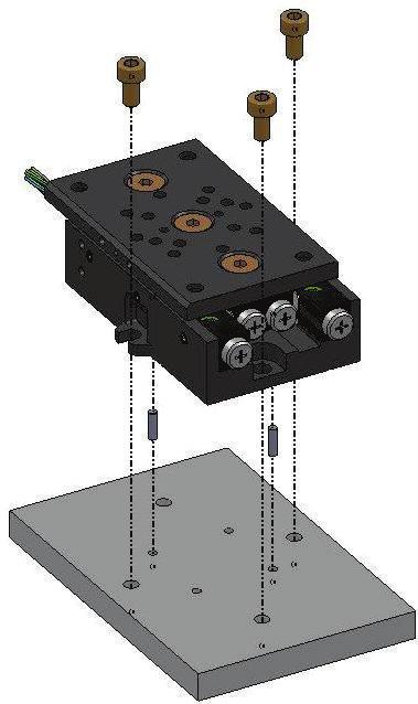 PPS-28 Installation 4.1.1 General Mounting For general mounting configurations, mount the base to the mounting surface.