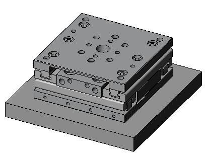 Plate or Mounting Surface 1. Align the Carriage with the Base Clearance Hole.