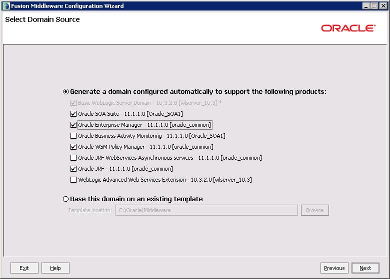 3. On selecting Oracle SOA suite it automatically selects Oracle WSM Policy Manager,