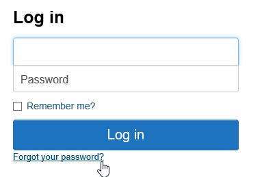 1.1 OPTION TO RESET YOUR PASSWORD If you forgot your password, you can reset it and get a new password by clicking on "Forgot password" link. Figure 1.1.1 1.