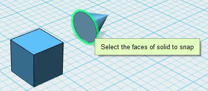 (CENTER Aligns Snapped Faces) Select