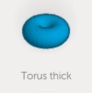 Thick Torus and Cylinder Tools Used: Hole, Align, Group 1.