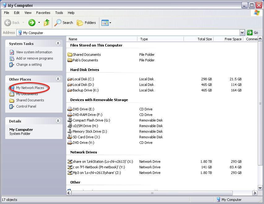 Step 2. Next you will need to map a network drive to your Pursuit data on your server or main computer.
