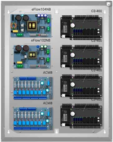 C3 and In Bio 1,2 and 4 Door Controllers. 27.25 x 21.5 x 6.5 TZ2 Backplane only N / A 25.