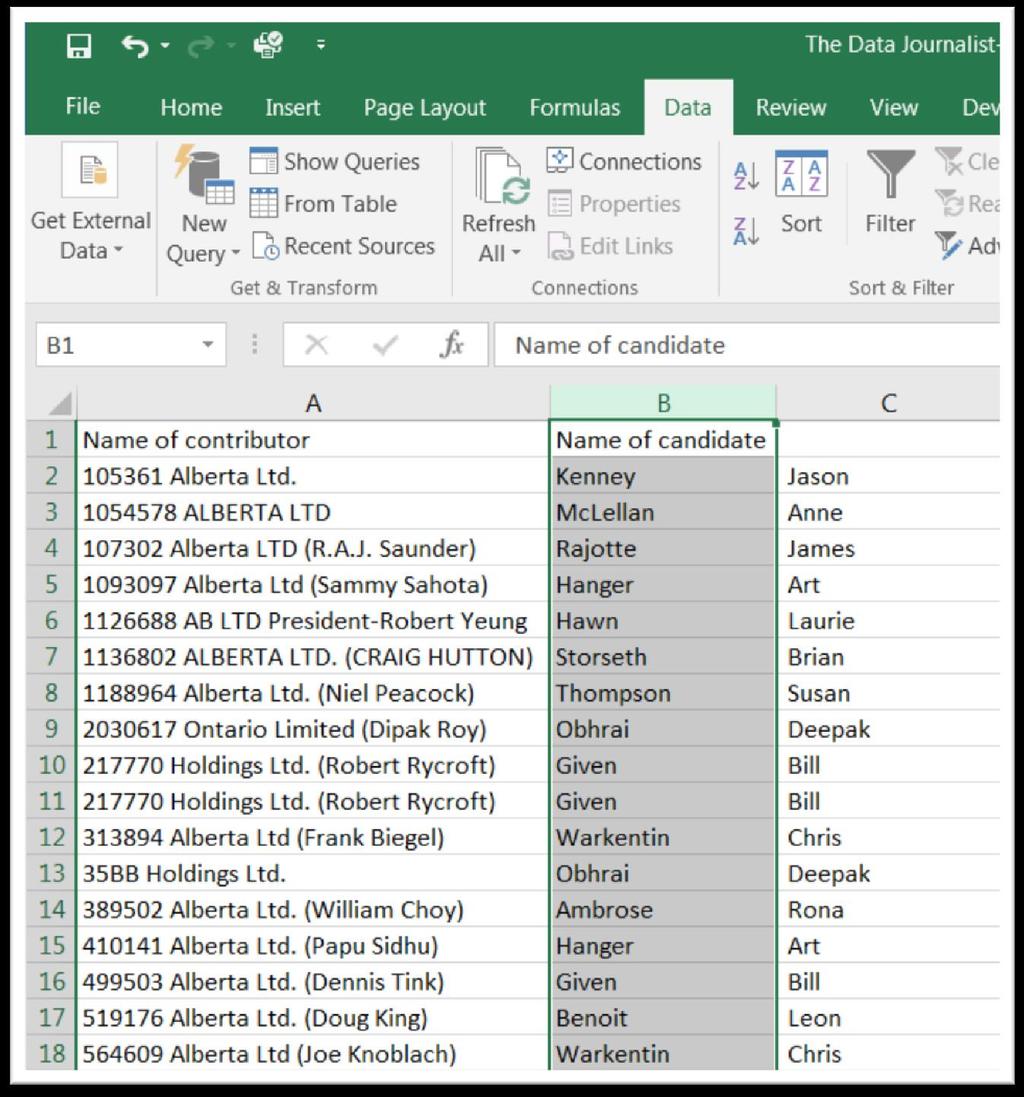In this final step, Excel defaults to a general format. However, you can select different options, depending on the nature of your data.