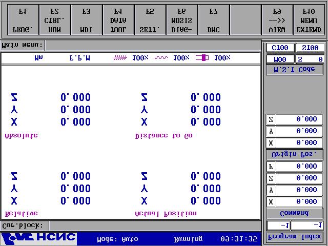1. Introduction As it is shown in Figure 1.1, there four main areas on the Machine Control Panel: LCD Screen, Soft keys, Manual Data Input (MDI) keyboard and Machine Control keys.