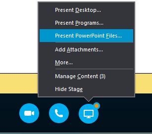 In the Present PowerPoint dialog box that appears,