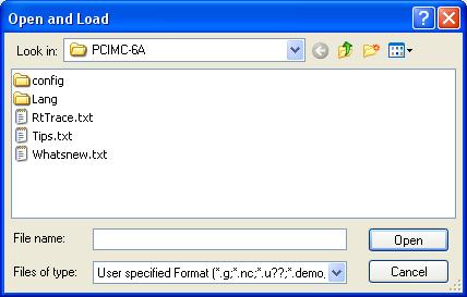 5. NcStudio Menu System 5.1. "File" Menu The optional items in File menu is as following: Fig. 5-1 File menu Open and Load Shortcut key: Ctrl + O.