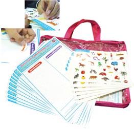 (1pcs) Alphabet Learning Cards With