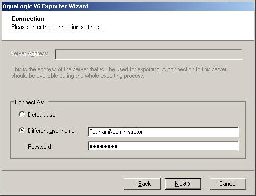 Field Save password Description Check this option if you wish to save the Publisher database password. If checked, the database password is remembered when the exporter is run next time.