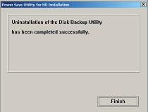 The Uninstaller dialog box will appear.