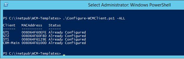 To configure the Thin Client Configuration Server information in the Thin Client terminal 1. Launch Windows PowerShell in Administrator mode.