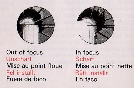 Focus at the center of the viewfinder When focusing, point the camera directly at the main subject (area of the picture that is most important), to use the split image and microdiaprism for precise